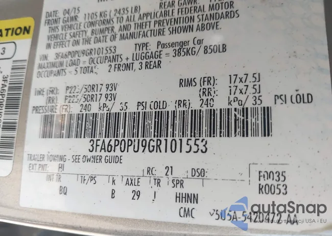 3FA6P0PU9GR101553: 43148136