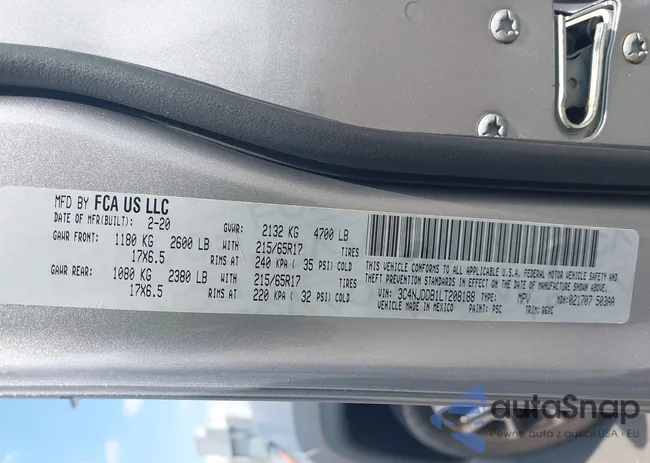 3C4NJDDB1LT208188: 43148353