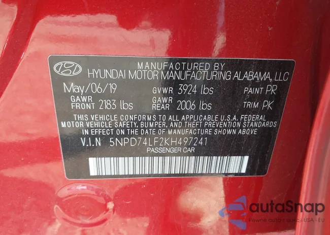 5NPD74LF2KH497241: 43148356