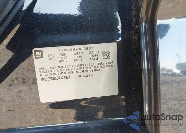 1G1JC5SB0D4121027: 43148473