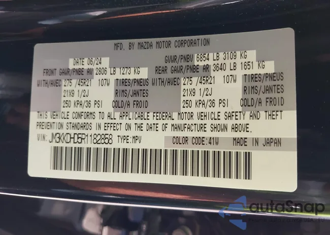 JM3KKDHD5R1182858: 43147852