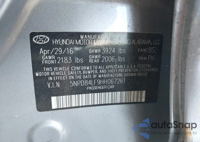 5NPD84LF9HH067261: 43147863