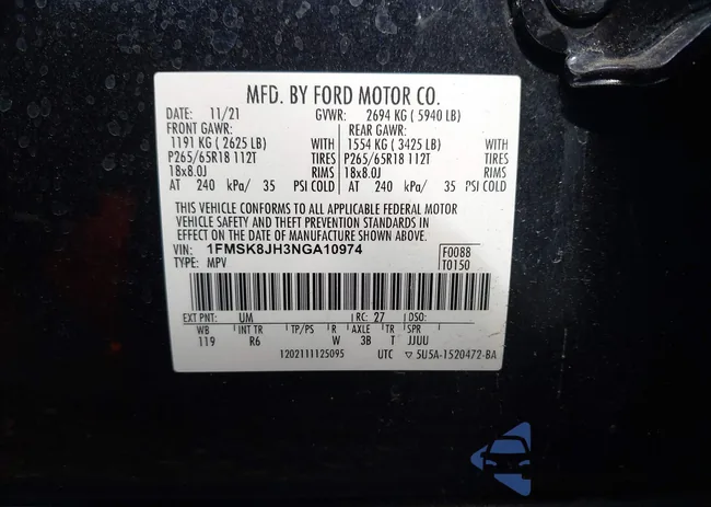 1FMSK8JH3NGA10974: 43147876