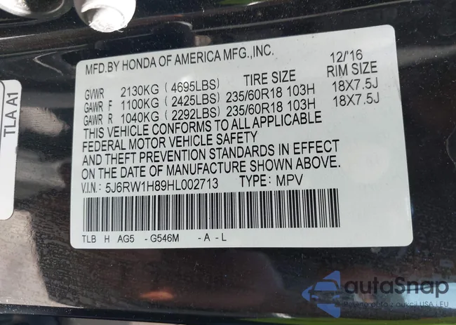 5J6RW1H89HL002713: 43147943