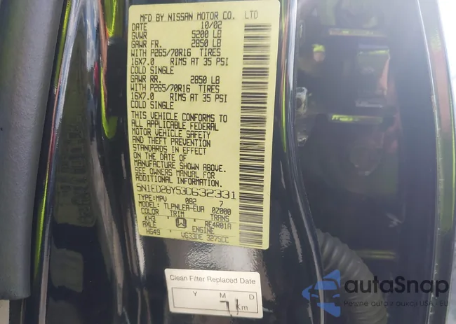 5N1ED28Y53C632331: 43147946