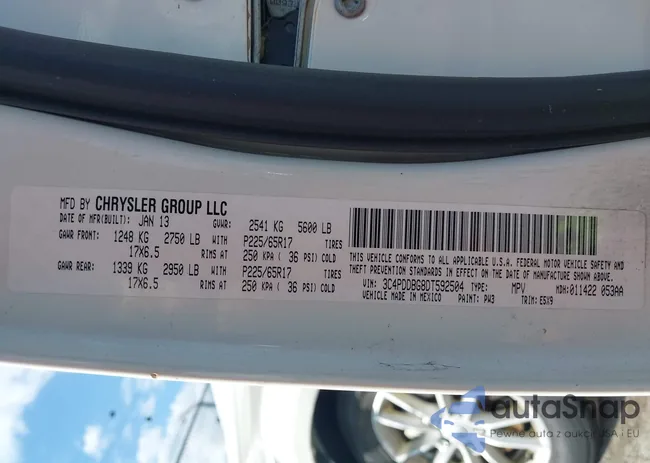 3C4PDDBG8DT592504: 43147960