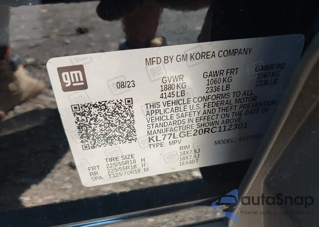 KL77LGE20RC112301: 43149432