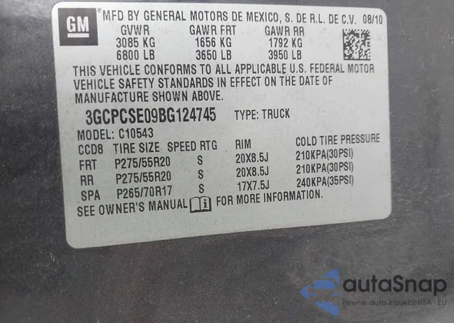 3GCPCSE09BG124745: 43148677