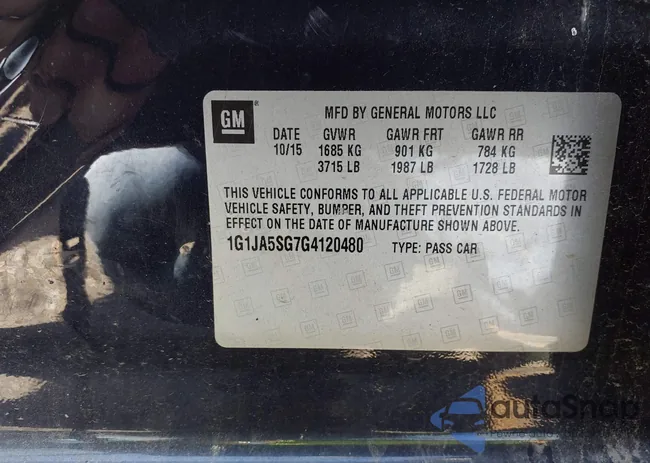 1G1JA5SG7G4120480: 43148959