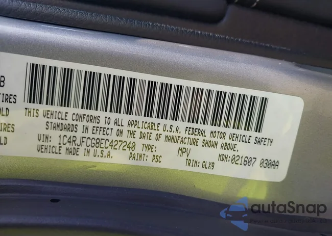 1C4RJFCG8EC427240: 43148989