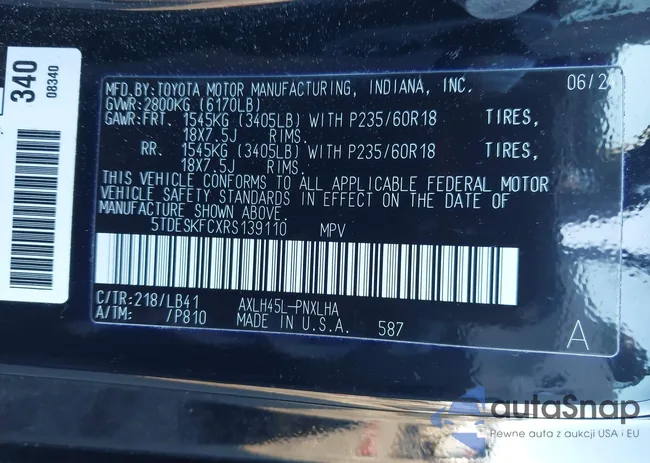 5TDESKFCXRS139110: 43149033