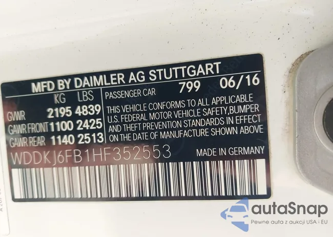 WDDKJ6FB1HF352553: 43150447