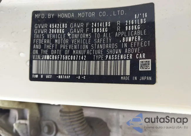 JHMCR6F75HC007142: 43149691