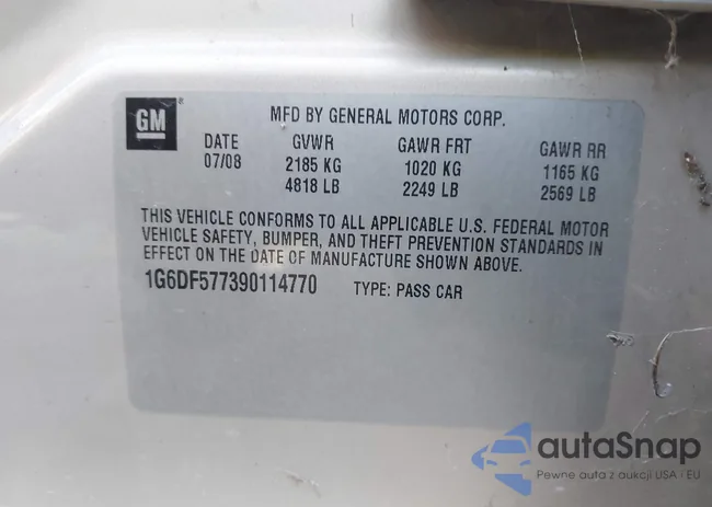 1G6DF577390114770: 43149902