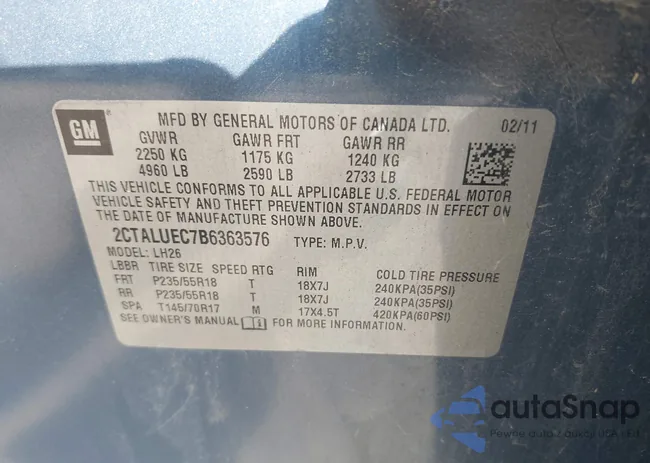 2CTALUEC7B6363576: 43151153