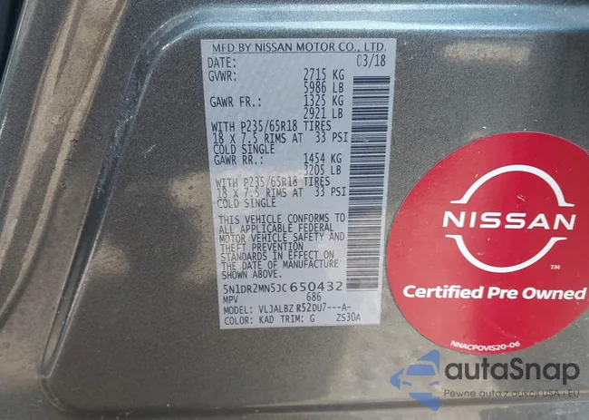 5N1DR2MN5JC650432: 43151270