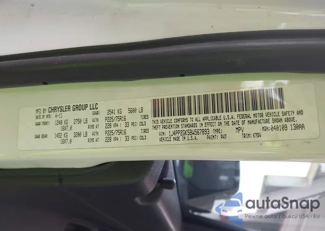 1J4PP2GK5BW567893: 43151628