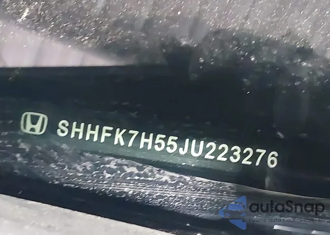 SHHFK7H55JU223276: 43151629