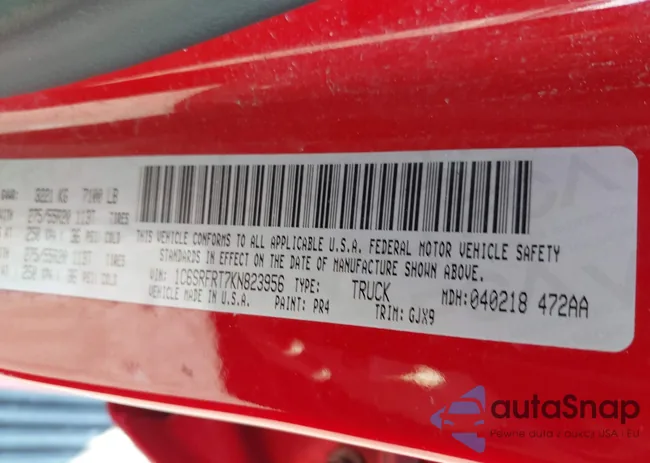 1C6SRFRT7KN823956: 43150670