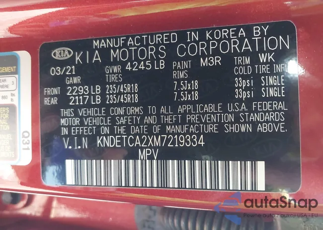 KNDETCA2XM7219334: 43150697