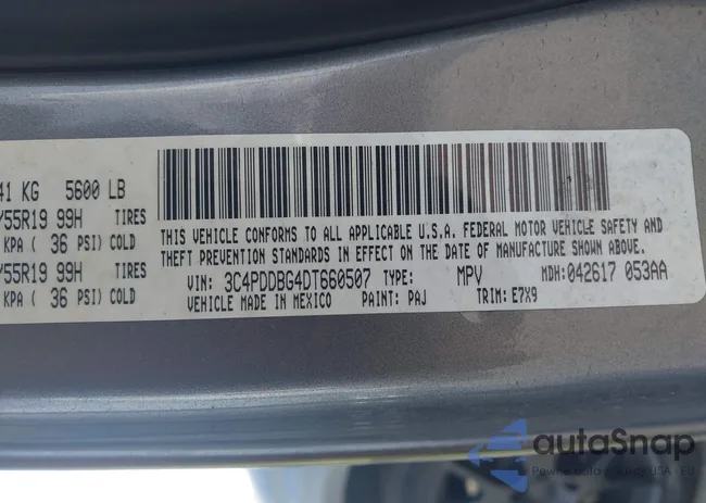 3C4PDDBG4DT660507: 43152171