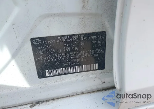 5NPEB4AC5CH403110: 43151949