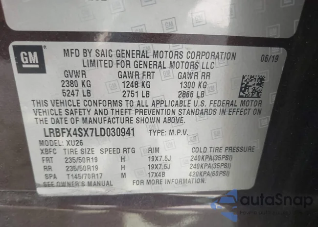 LRBFX4SX7LD030941: 43153122