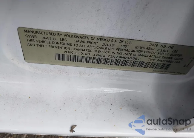 3VWAL71K79M048557: 43153229