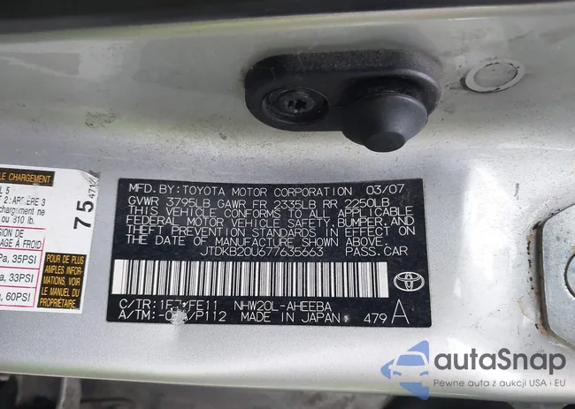 JTDKB20U677635663: 43153230