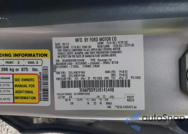 3FA6P0D95ER145448: 43153239