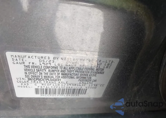 3N1CP5CV7PL543231: 43153308