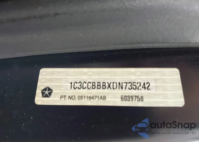 1C3CCBBBXDN735242: 43153322