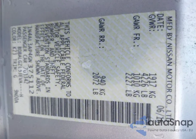 1N4AL3AP4GN375112: 43152973