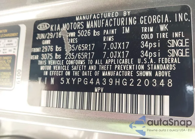 5XYPG4A39HG220348: 43152980