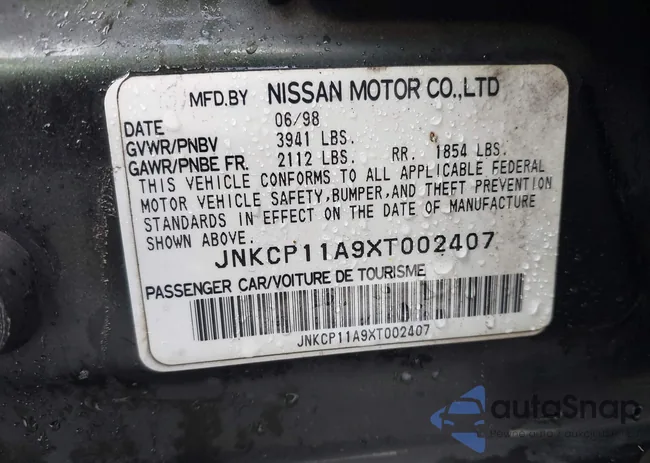 JNKCP11A9XT002407: 43154098