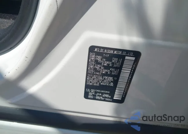 JN8AY2ND0J9053609: 43154431