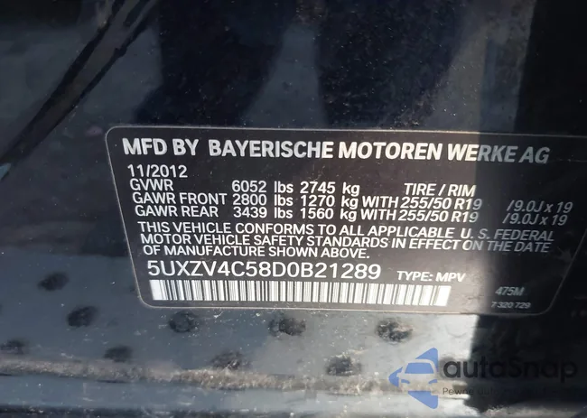 5UXZV4C58D0B21289: 43154505