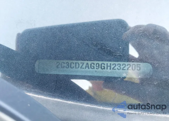2C3CDZAG9GH232205: 43154542