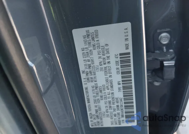 7MMVAADW2SN123442: 43153831