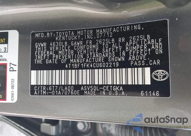 4T1BF1FK4CU602219: 43153856