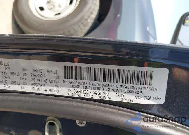 3C6RR7KG8LG144256: 43155298