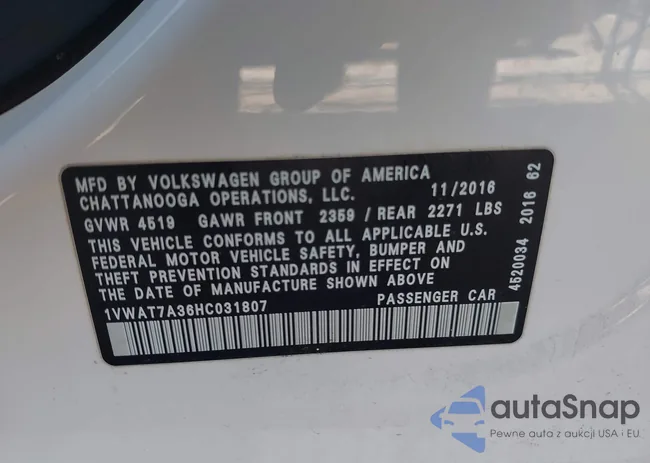 1VWAT7A36HC031807: 43155383