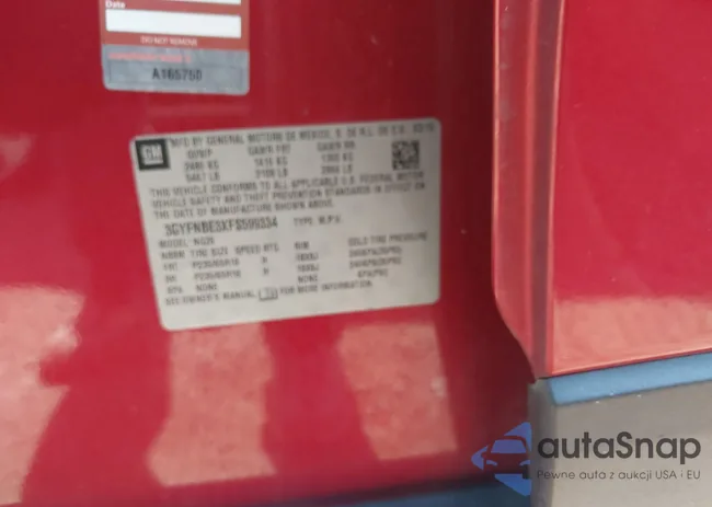 3GYFNBE3XFS599334: 43154669