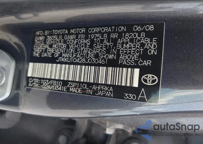 JTKKU10428J030461: 43154684