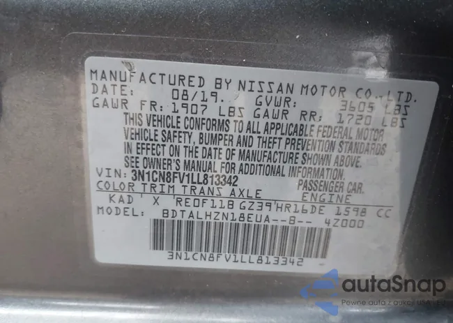 3N1CN8FV1LL813342: 43154960