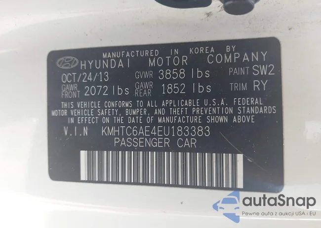 KMHTC6AE4EU183383: 43156192