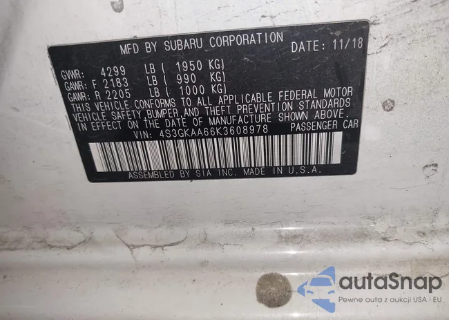 4S3GKAA66K3608978: 43156212