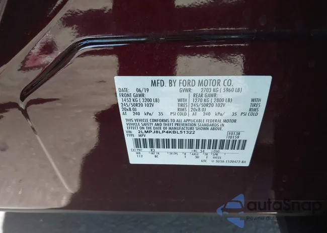 2LMPJ8LP4KBL51322: 43156242