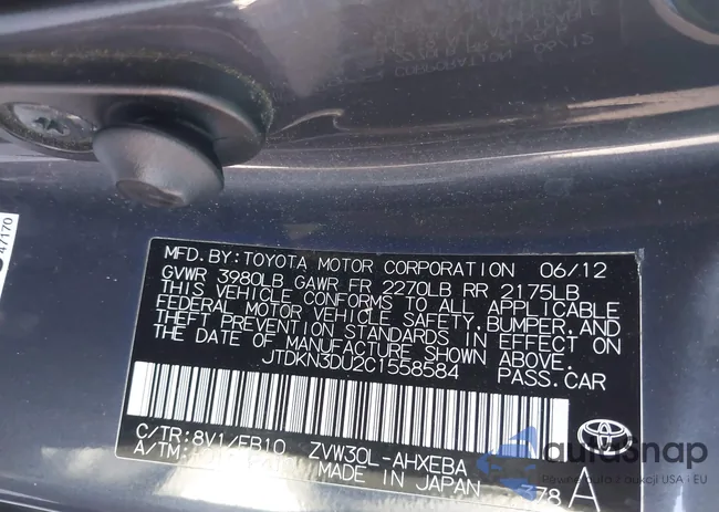 JTDKN3DU2C1558584: 43156271