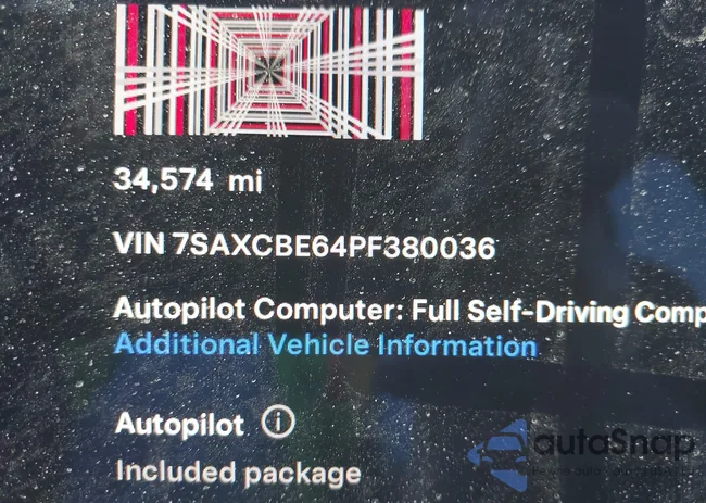 7SAXCBE64PF380036: 43156441